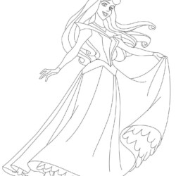 Página para colorir com princesa ilustração ai generativexa