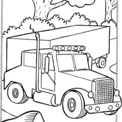 50+ Desenhos de Caminhão para colorir - Pop Lembrancinhas