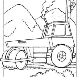 Desenhos de Léo o Caminhão 9 para Colorir e Imprimir