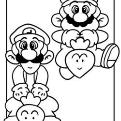 Desenho Super Mario Bros Koopa (Bowser) Baby para colorir