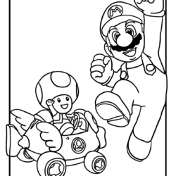 Desenho Super Mario Bros Koopa (Bowser) Baby para colorir