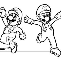 Desenho de Mario jogo eletrônico para colorir - Tudodesenhos