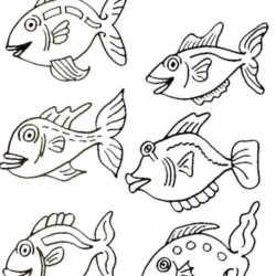 Desenhos de peixes fofos para colorir: imprimíveis, gratuitos e fáceis de  colorir
