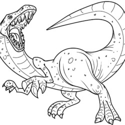 Desenhos para colorir: Dinossauros - Ponto do Conhecimento