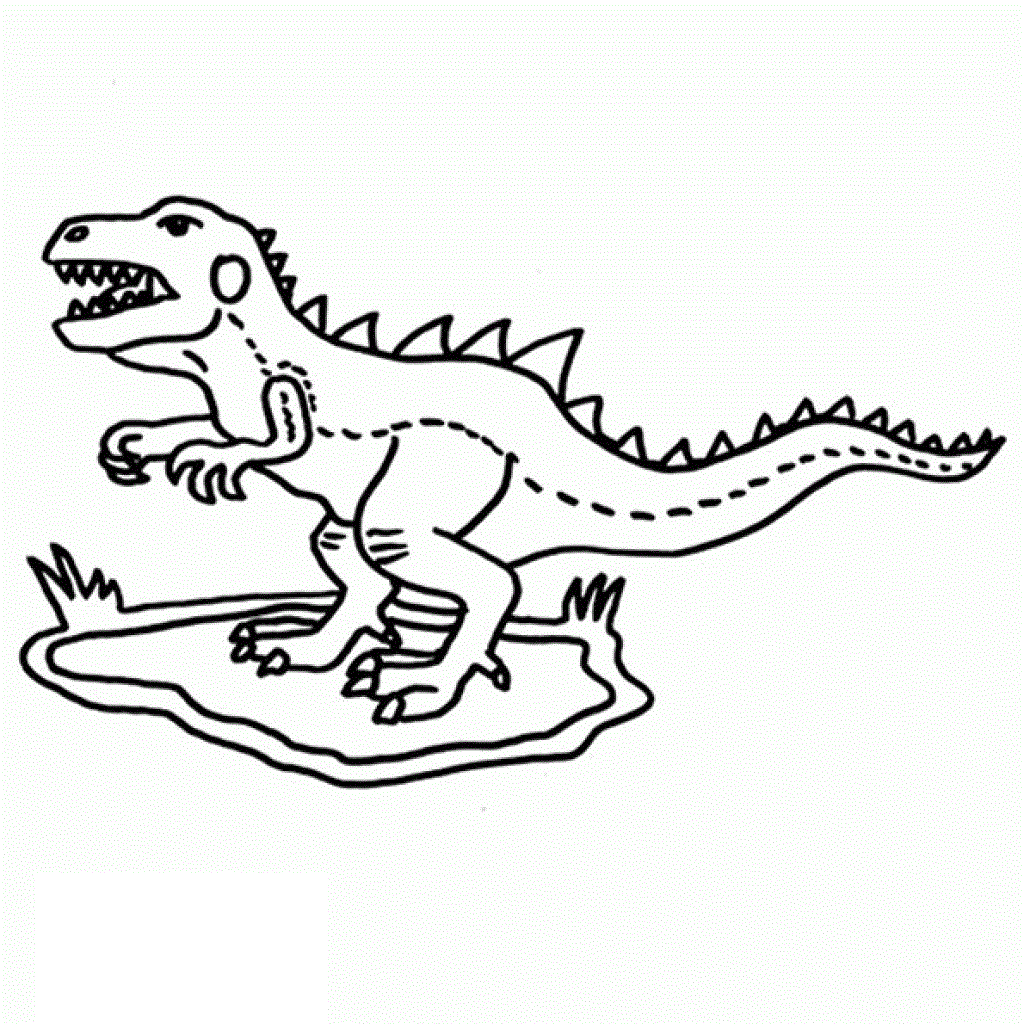 desenho dinossauro para colorir