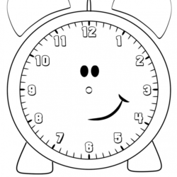 Desenho de Relógio de montar para colorir - Tudodesenhos