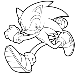 Desenhos de colorir-Sonic