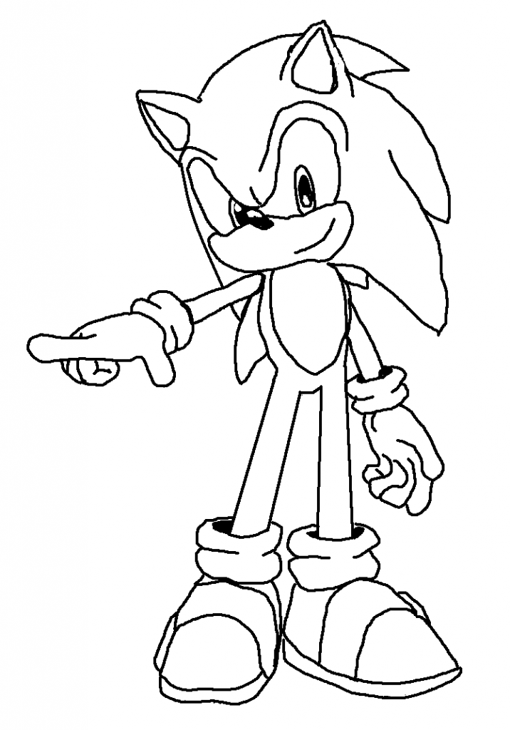 personagens sonic para colorir