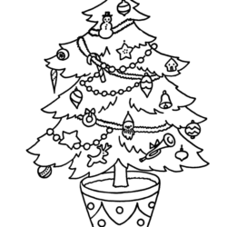 36 Desenho Natal, Árvore de Natal para Colorir e Imprimir - Colorir Tudo