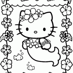 Desenhos de Hello Kitty para colorir, jogos de pintar e imprimir