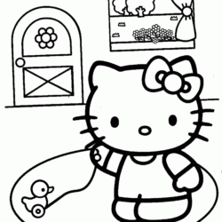 50+ Desenhos para colorir da Hello Kitty - Como fazer em casa