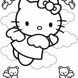 16 Desenhos da Hello Kitty para Colorir: Baixe e Imprima Grátis