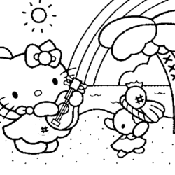 Desenhos para colorir de Hello Kitty