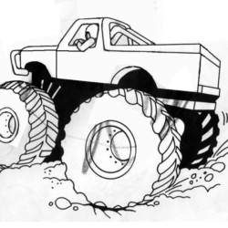 Monster Truck para colorir 13