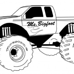 Desenhos para colorir de chevy monster truck ilustração de animal  hiper-realista