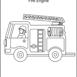 Desenhos para colorir de desenho de um bombeiro extinguindo o fogo para  colorir 