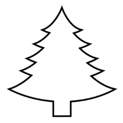30 Desenhos de Árvores de Natal para Colorir, Montar e Imprimir - Online  Cursos Gratuitos