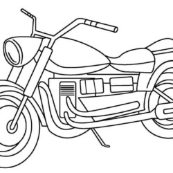 Desenho de Moto Chopper para colorir  Desenhos para colorir e imprimir  gratis