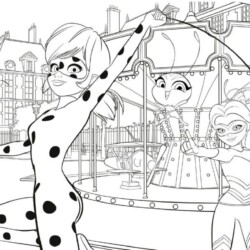 Desenhos para Colorir Miraculous: Ladybug 1