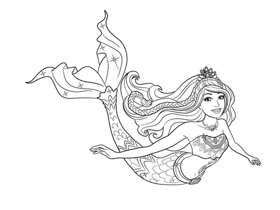 desenhos para colorir e imprimir da barbie