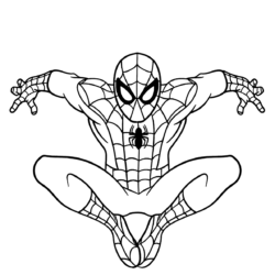 40 Desenhos incríveis do Homem aranha para Baixar e Colorir