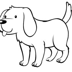 Desenhos para colorir de Cachorro - Bora Colorir