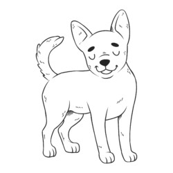 1 Desenhos para colorir de cachorro minecraft