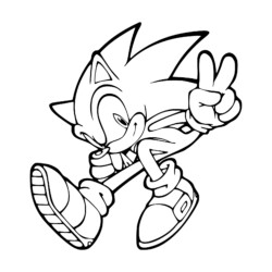 Desenhos para colorir Shadow in Sonic - Desenhos para colorir gratuitos  para impressão