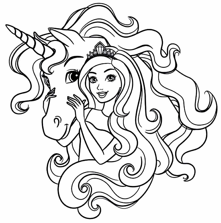 desenhos para colorir barbie