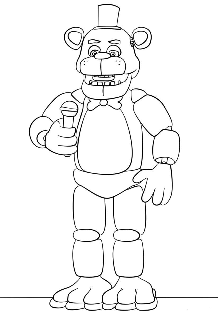 fnaf desenhos para colorir