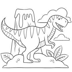 Dinossauros para colorir 176 –  – Desenhos para Colorir