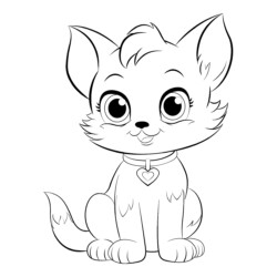 Desenhos para imprimir e colorir de Gatos