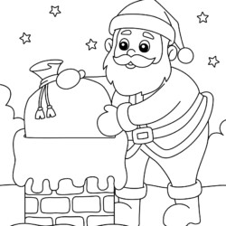 Papai Noel para Colorir - Desenhos de Natal para Imprimir e Pintar -  Brinquedos de Papel