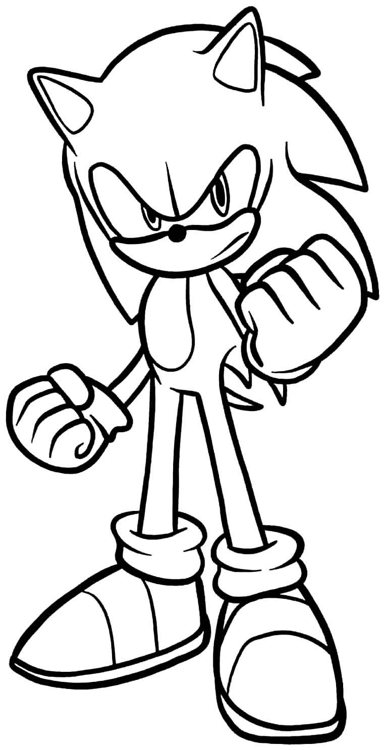 desenhos para colorir sonic